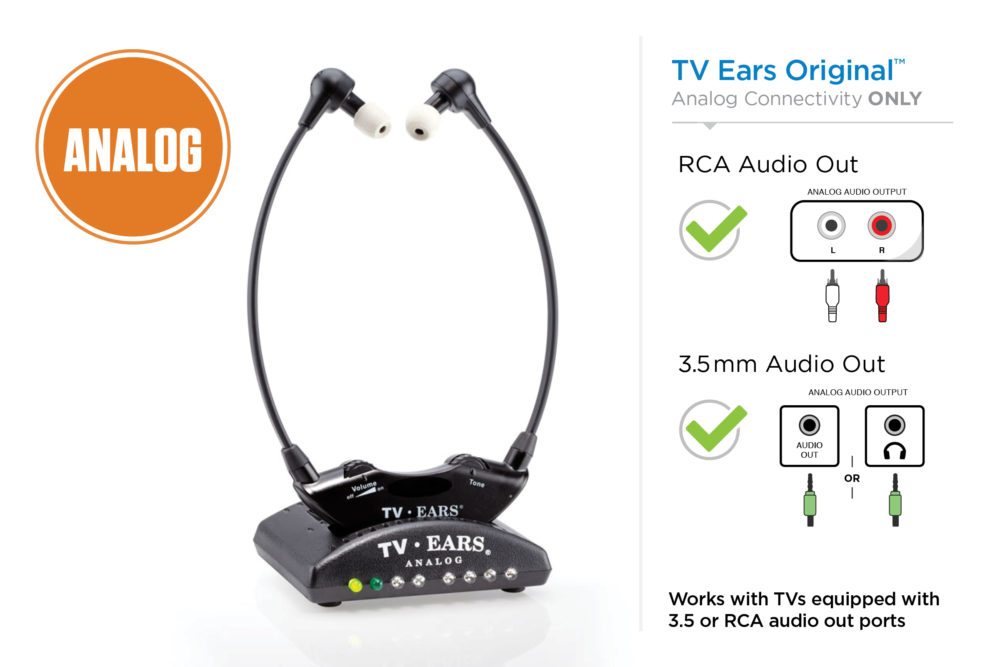 TV•Ears® Original TV Ears Voice Clarifying Products, Hearing Aids
