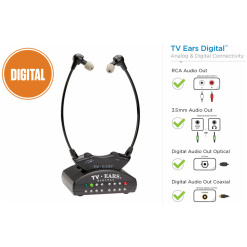 tv ears dual digital wireless headset system